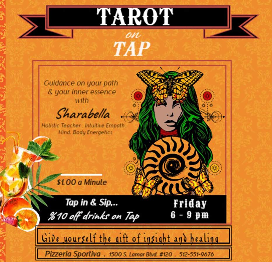 Tarot on Tap every Friday